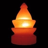 Lámpara Forma Fuente Artesanal de Sal del Himalaya, de 2 a 4 Kg