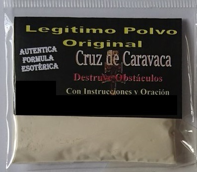 Polvo Esotérico Cruz Caravaca. Instrucciones y Oración