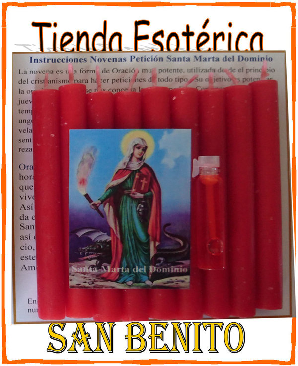 Novena Ritualizada y Consagrada Santa Marta del Dominio