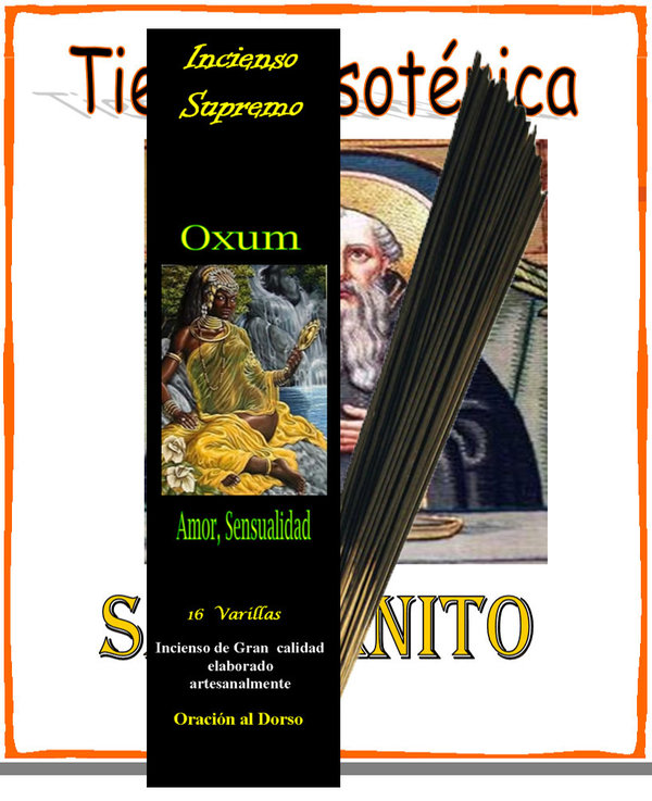 Incienso de Santería Supremo con Oración, Oxum
