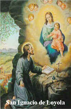 Estampa San Ignacio de Loyola con Oración, 5x7,5cm