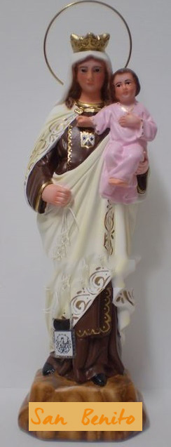 Figura Artesana Virgen del Carmen (25cm)