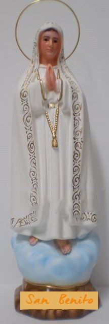 Figura Artesana Virgen de Fátima (30cm)
