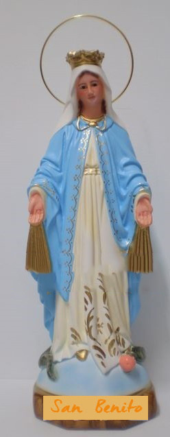 Figura Artesana Virgen Milagrosa (25cm)