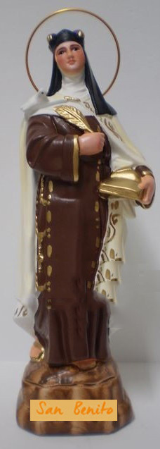 Figura Artesana Santa Teresa de Ávila (15cm)