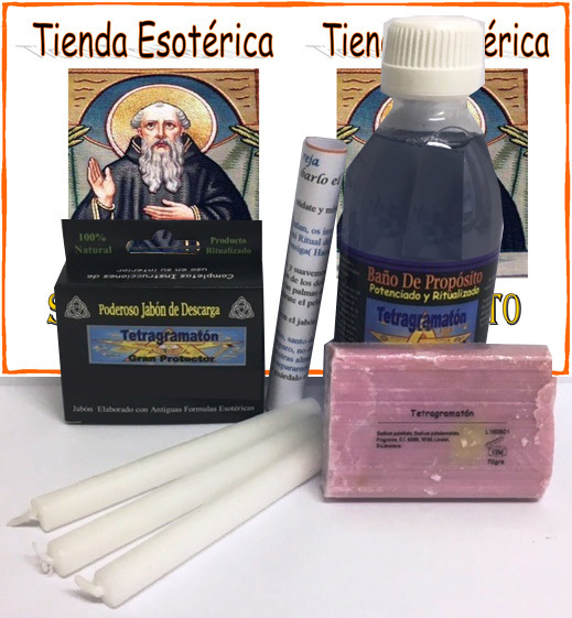 Pack Completo de Baño Esotérico Artesano Tetragrámaton.