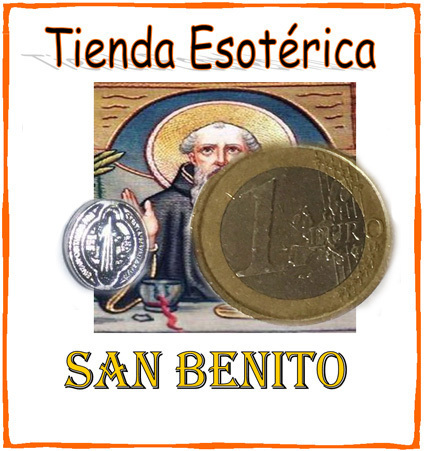 Amuleto Artesano Colgante San Benito (pequeño) 0,9 cm diámetro