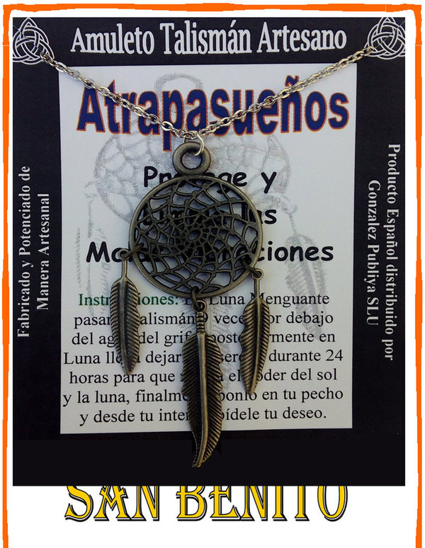 Talismán Artesano Atrapasueños, Amuleto Limpia Energías