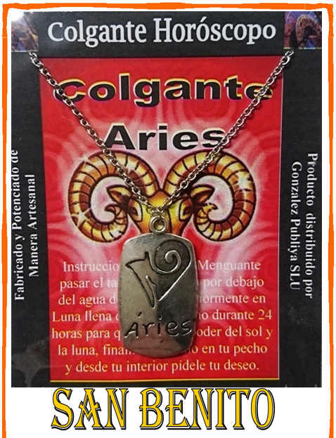 Amuleto Artesano Colgante Horóscopo Aries