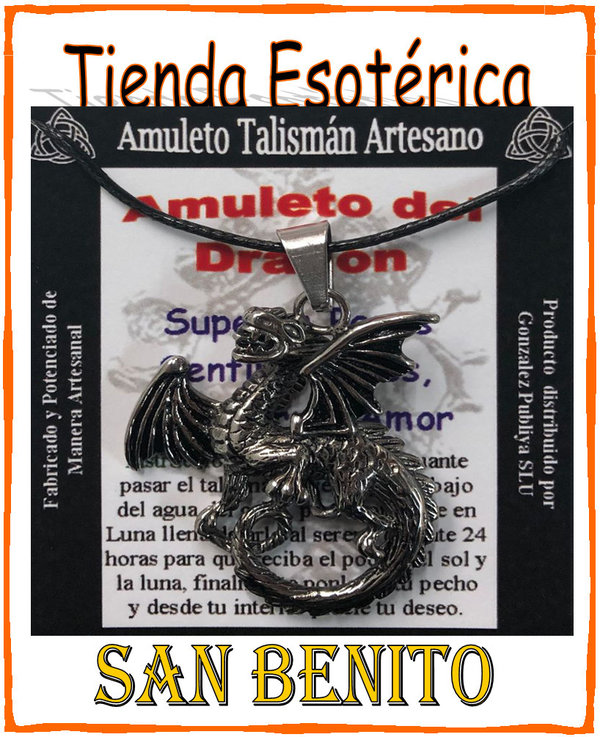 Amuleto Artesano Grande Dragón, Renacer Sentimental