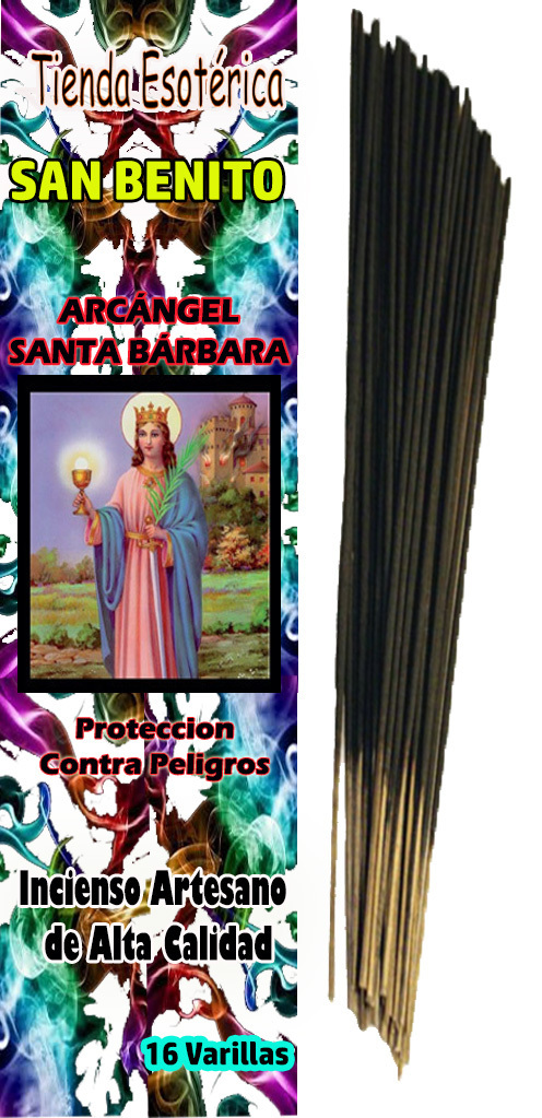 Incienso Supremo con Oración Santa Barbara. Protección