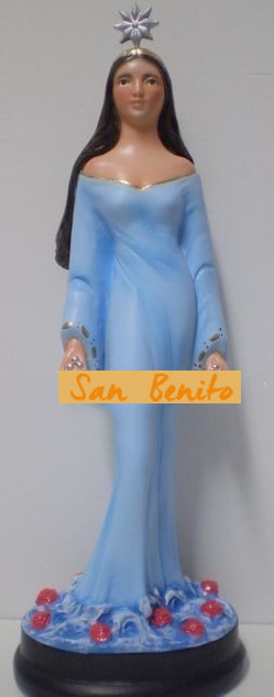 Figura Artesana Santería, Iemanja Diosa del Mar (15cm)
