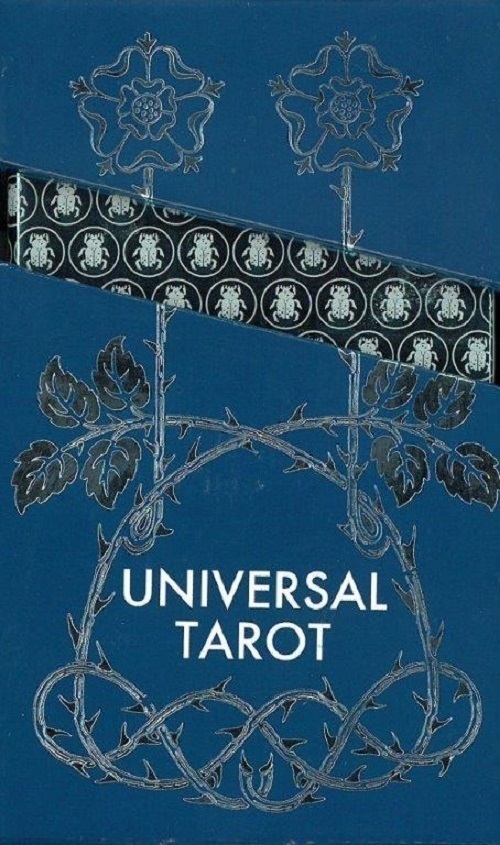 Libro mas cartas Universal Tarot Azul