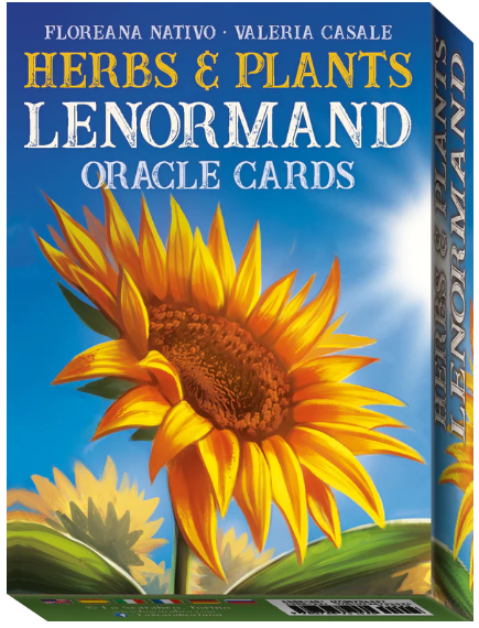 Herbs & plants lenormand oracle cards. Libro mas cartas.